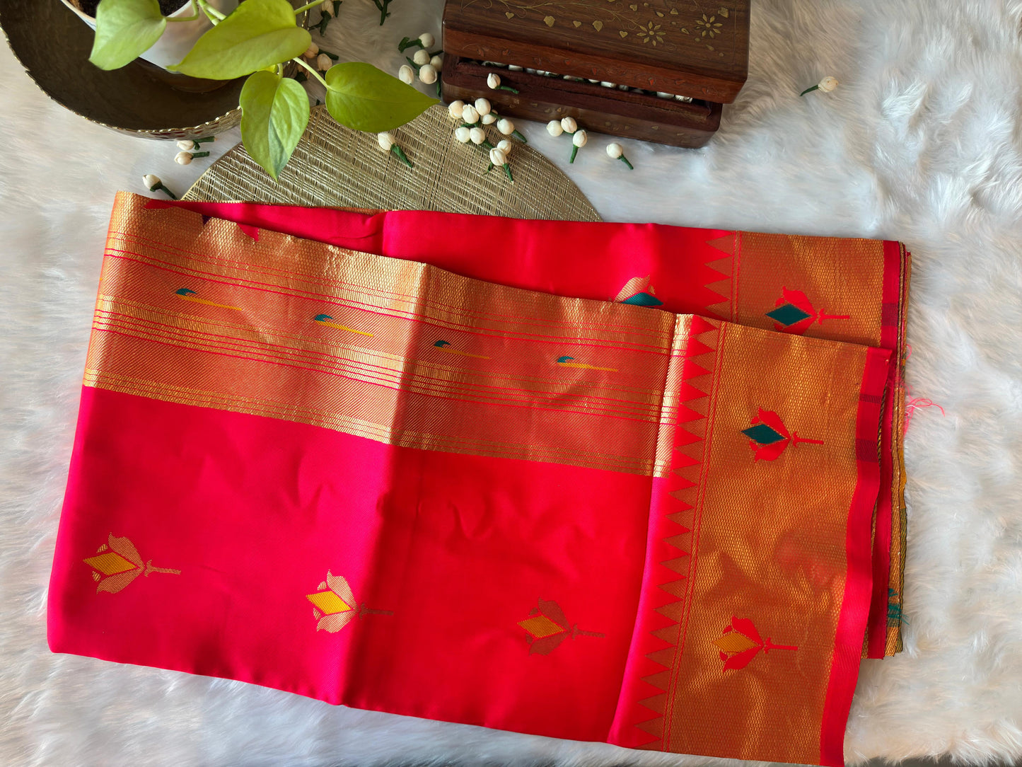 LOTUS PINK PAITHANI SAREE
