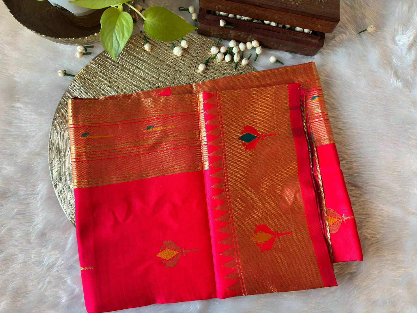 LOTUS PINK PAITHANI SAREE