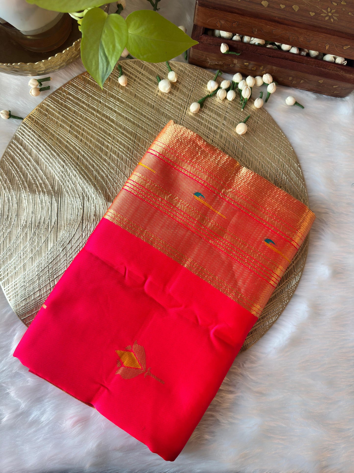 LOTUS PINK PAITHANI SAREE