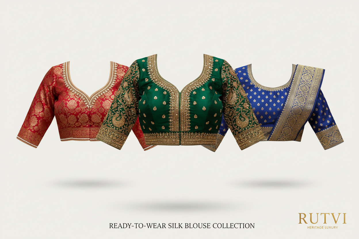 RUTVI Ready-to-Wear Blouse Collection Banner
